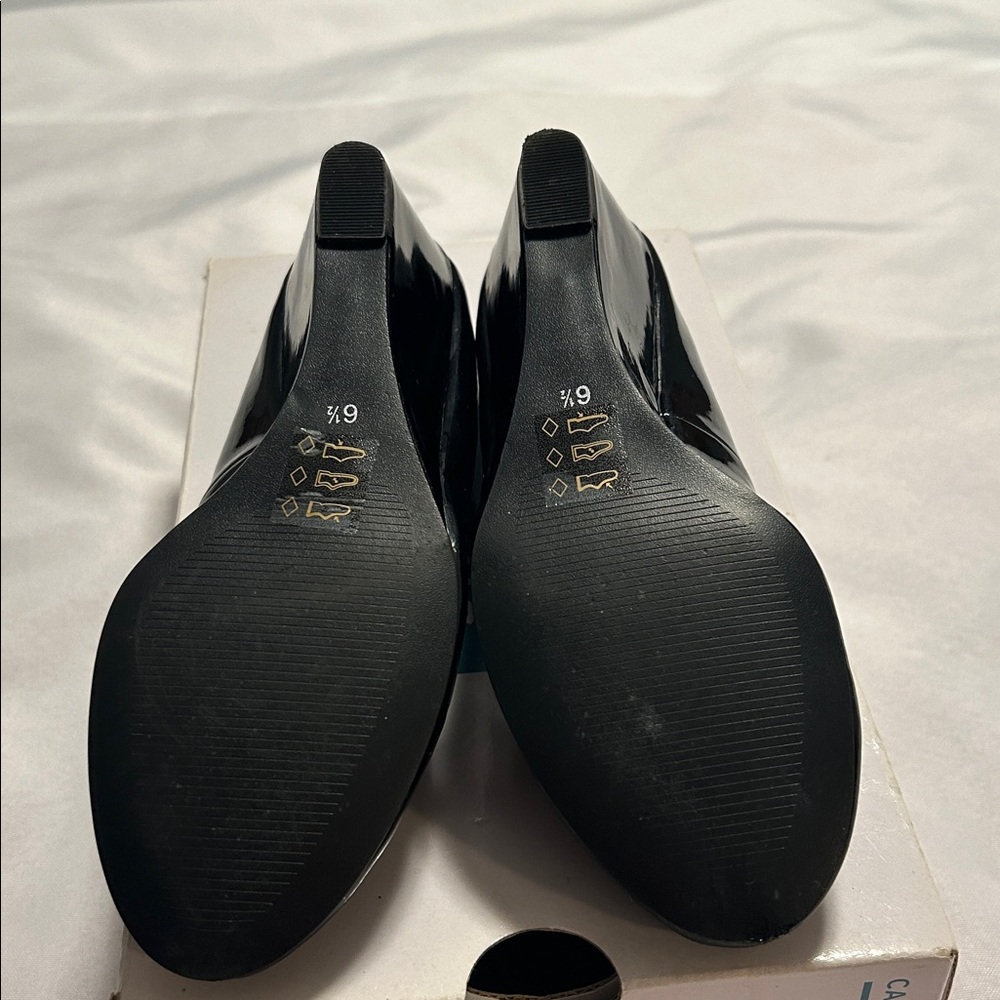 Call it spring patent black wedge heels - Picture 11 of 12